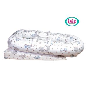 تشک و غلتگیر آنتی رفلاکس گارد دار نوزاد ایسیز طرح حیوانات ابی